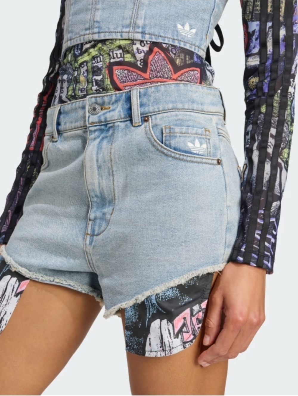 Adidas Jeremy Scott Denim 31" Shorts Sold Out!